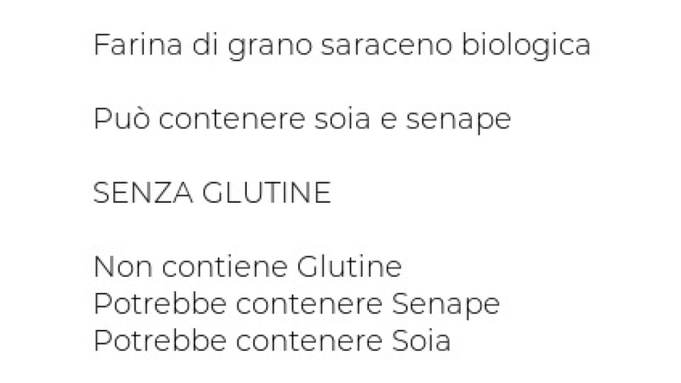 Farina di Grano Saraceno Biologica