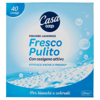 Polvere Lavatrice Fresco Pulito per Bianchi e Colorati 2,6 Kg
