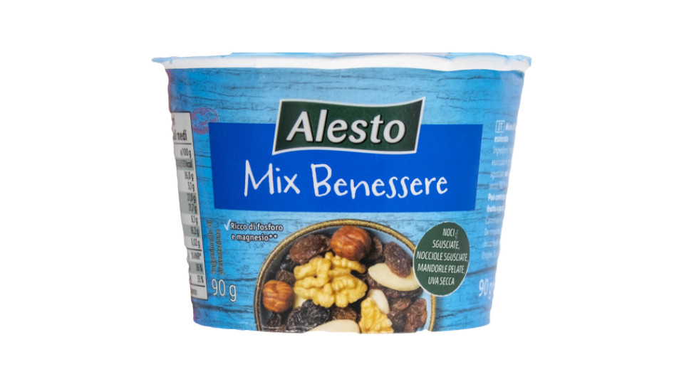 Mix Benessere con Noci, Nocciole, Mandorle, Uva Secca
