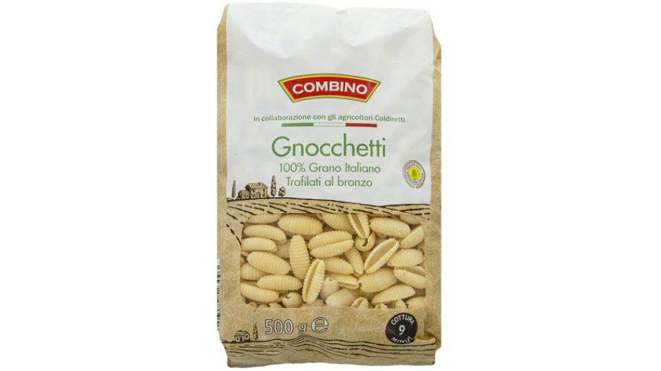 Gnocchetti di Grano Italiano Trafilati al Bronzo