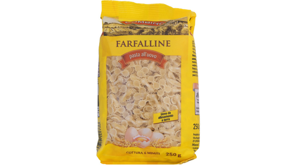 Farfalline Pasta all'Uovo