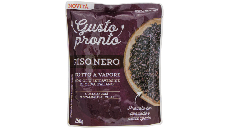 Riso Nero Cotto a Vapore