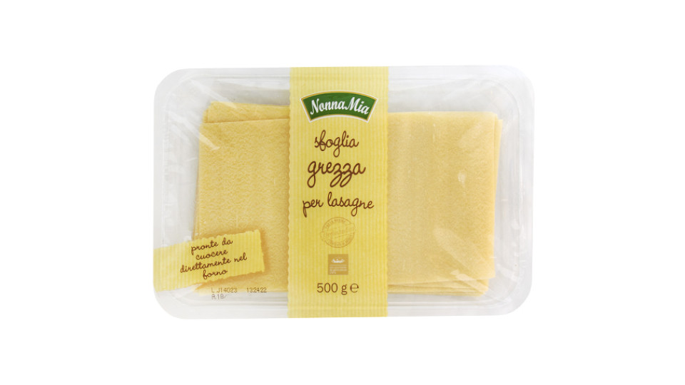 Sfoglia Grezza per Lasagne
