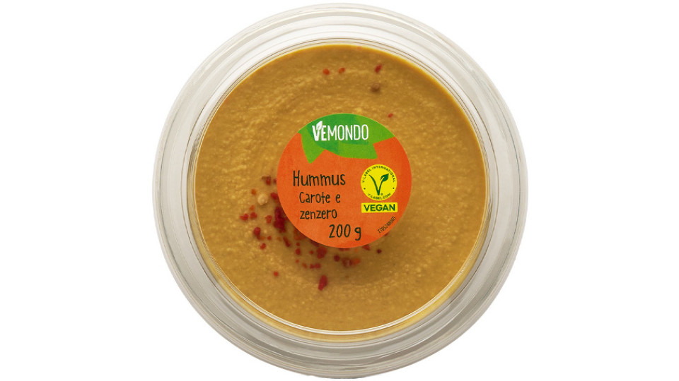 Hummus con Ceci Carota e Zenzero