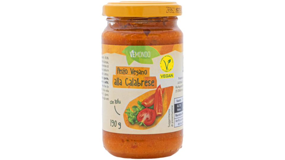Pesto Vegano alla Calabrese con Tofu