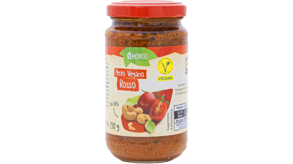 Pesto Vegano Rosso con Tofu
