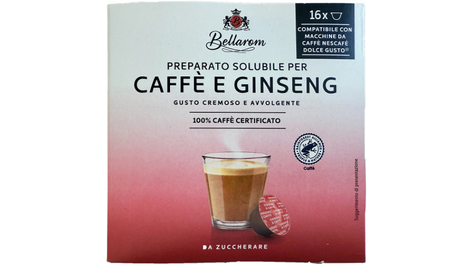 Capsule Caffè Ginseng Compatibili con Nescafé Dolce Gusto®