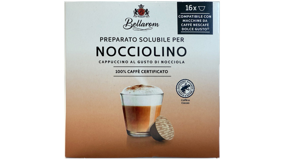 Capsule Cappuccino Gusto Nocciola Compatibili con Nescafé Dolce Gusto®