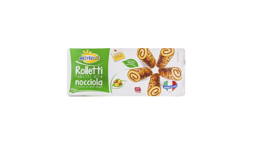Merendina Rolletti al Cacao Farciti alla Nocciola