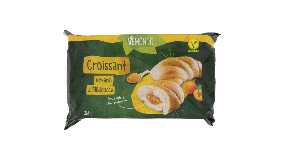 Croissant Vegano all'Albicocca