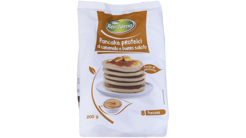 Pancake Proteici al Caramello Salato