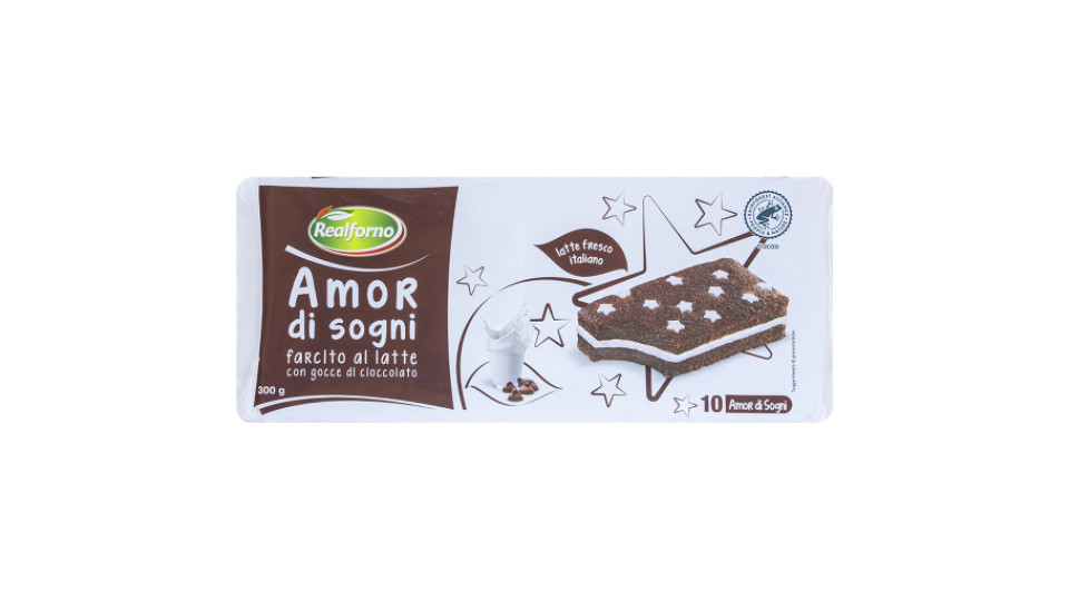 Merendina al Cacao Amor di Sogni Farcita al Latte