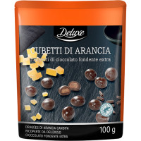Cubetti di Arancia Ricoperti di Cioccolato Fondente