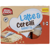 Barrette Latte e Cereali al Cioccolato Bianco