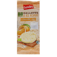 Gallette Bio di Riso Ricoperte Gusto Yogurt e Arancia