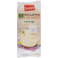 Gallette Bio di Riso Ricoperte Gusto Yogurt