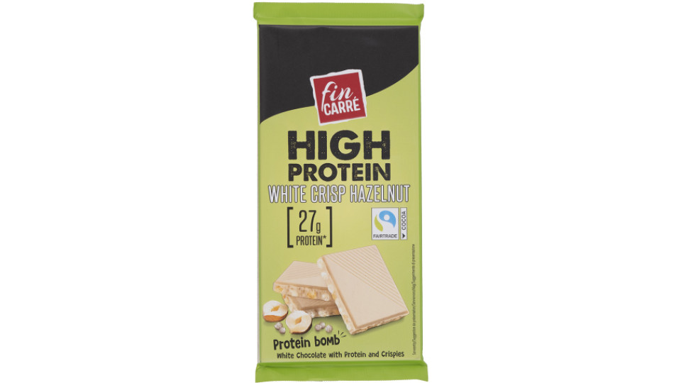 Cioccolato Bianco e Nocciole Proteico