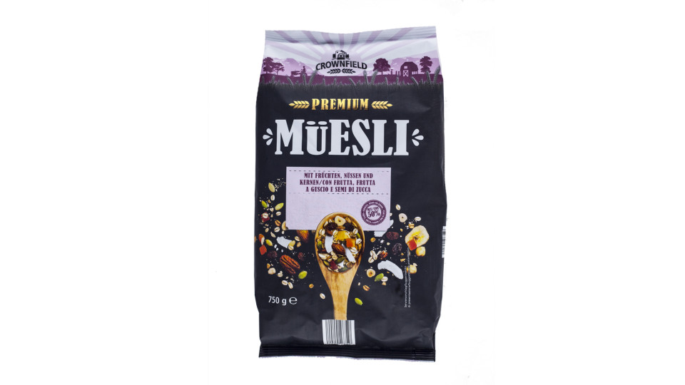 Premium Muesli con Frutta, Frutta Secca e Semi di Zucca