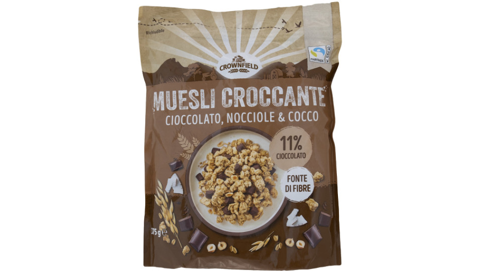 Muesli Croccante Cioccolato Nocciole e Cocco