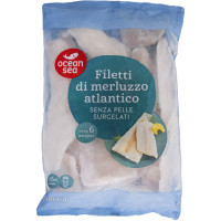 Filetti di Merluzzo Atlantico Surgelato