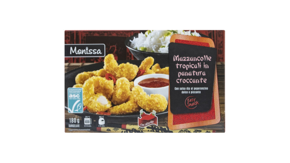 Mazzancolle Tropicali in Panatura Croccante