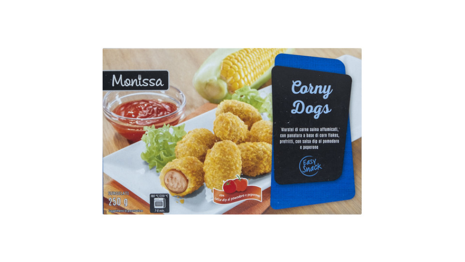 Corny Dogs Wurstel con Panatura a Base di Corn Flakes