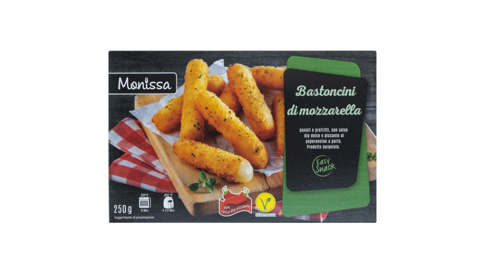 Bastoncini di Mozzarella Panati