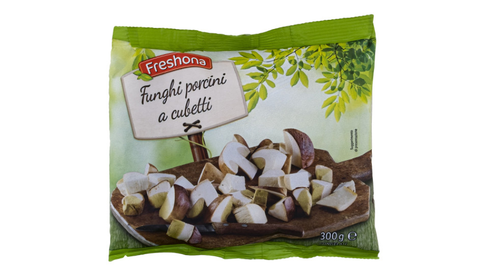 Funghi Porcini Tagliati a Cubetti
