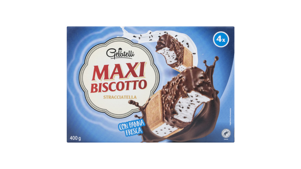 Maxi Biscotto Gelato Stracciatella