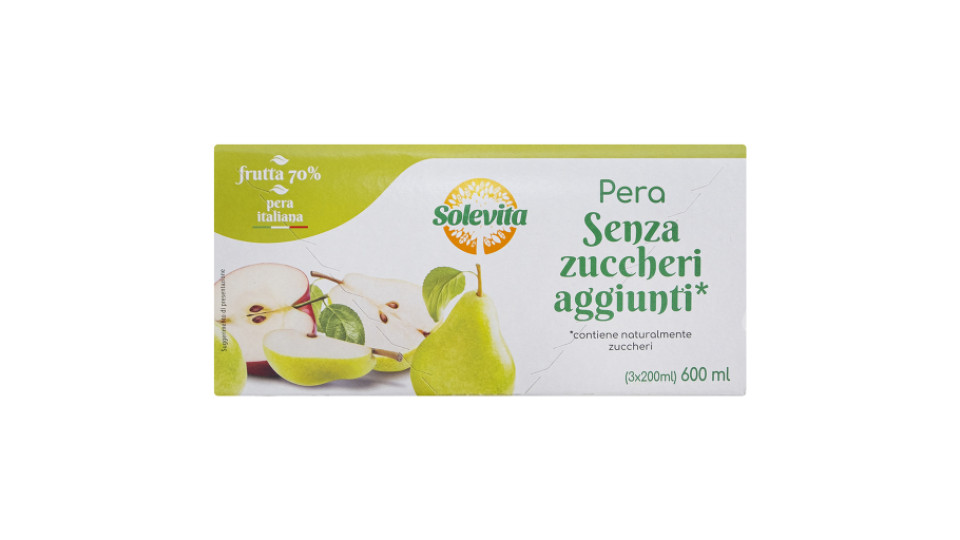 Bevanda a Base di Pera e Mela