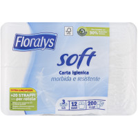 Carta Igienica Soft 3 Veli 200 Strappi