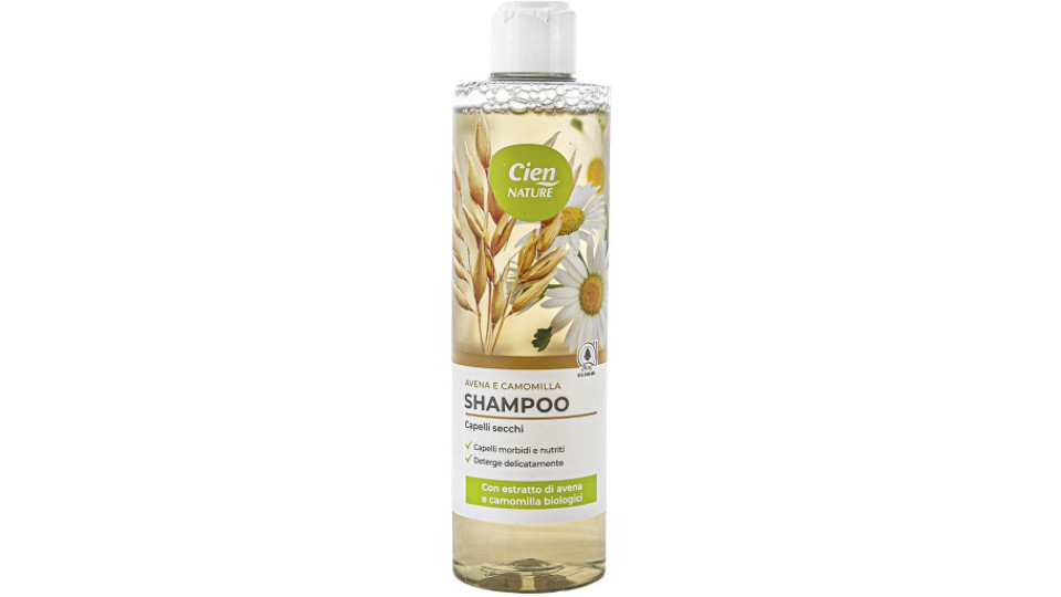 Shampoo Bio per Capelli Secchi Avena Camomilla
