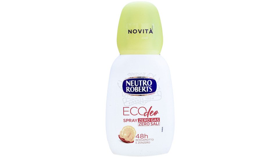 Deodorante Eco Vapo Zero Gas Bergamotto e Zenzero