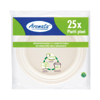 Piatti Piani in Fibra Vegetale