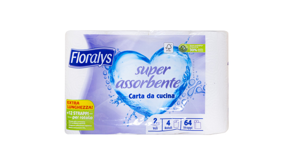 Carta da Cucina Super Assorbente 2 Veli