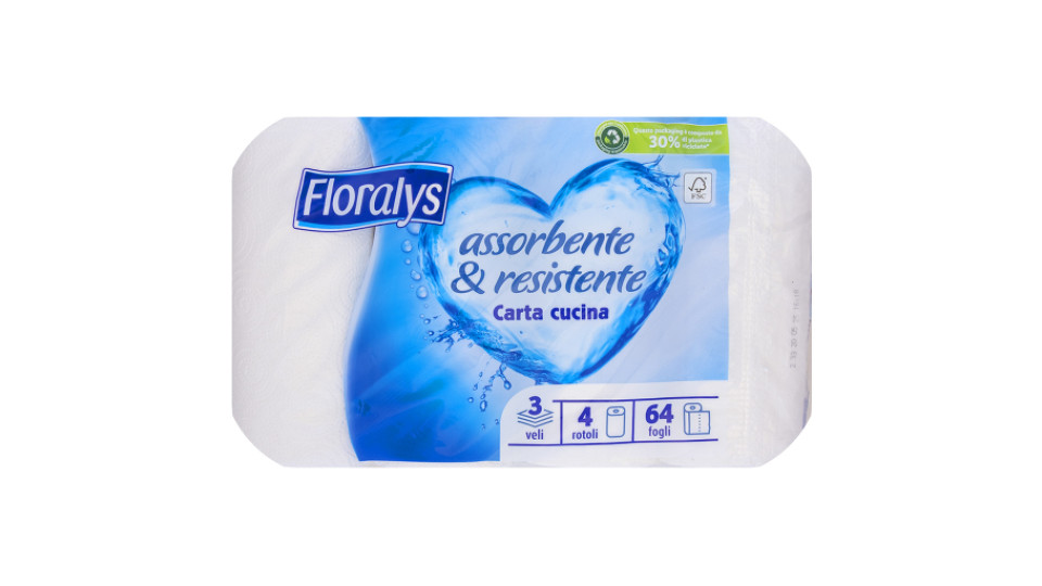 Carta Cucina 3 Veli 4x64 Strappi