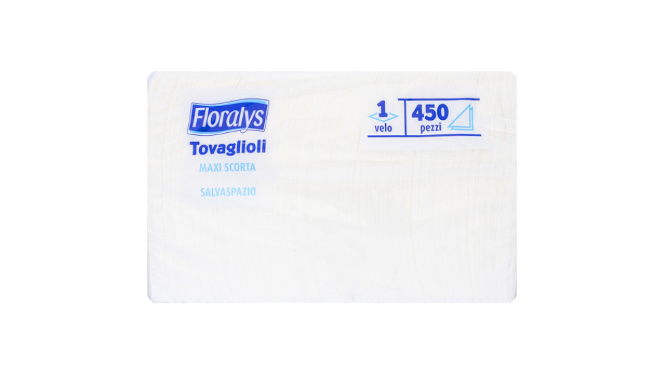 Tovaglioli 1 Velo 33x33cm 450pz