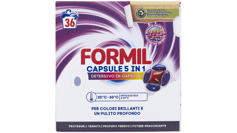 Detersivo in Capsule 5 in 1 Capi Colorati