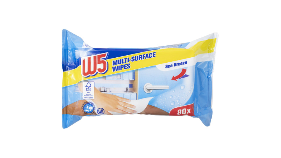 Salviette Igienizzanti Multisuperficie Sea Breeze
