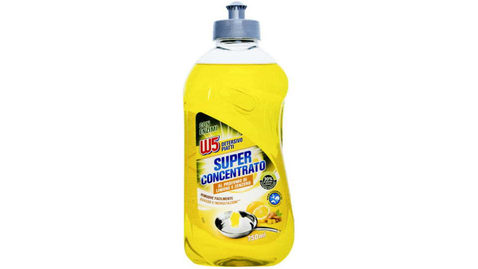 Detersivo Concentrato per Piatti Limone Zenzero