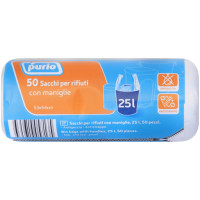 Sacchi Spazzatura Trasparenti 25l