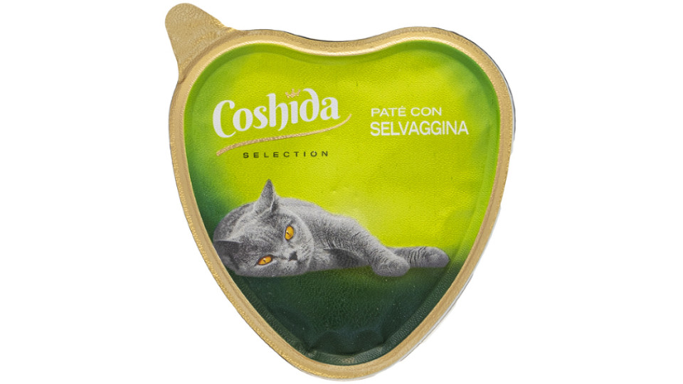 Patè per Gatti a Forma di Cuore con Selvaggina