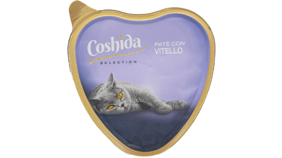Patè per Gatti a Forma di Cuore con Vitello