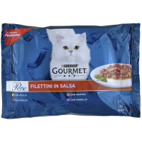 Filettini in Salsa Alimento Umido per Gatti