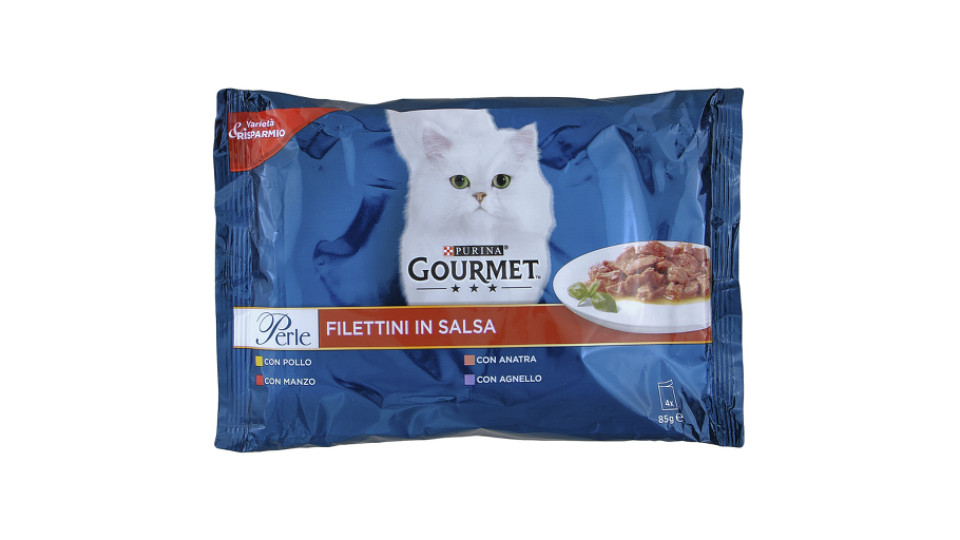 Filettini in Salsa Alimento Umido per Gatti