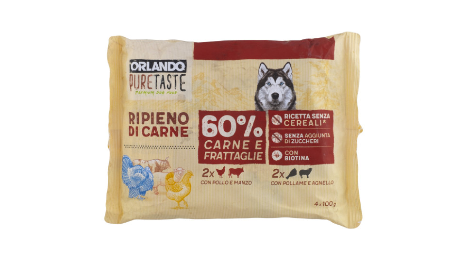 Patè per Cane con Pollo e Manzo/pollame e Agnello