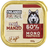 Patè per Cane Monoproteico con Manzo