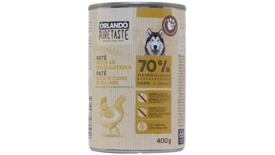 Patè per Cani Premium con Pollame