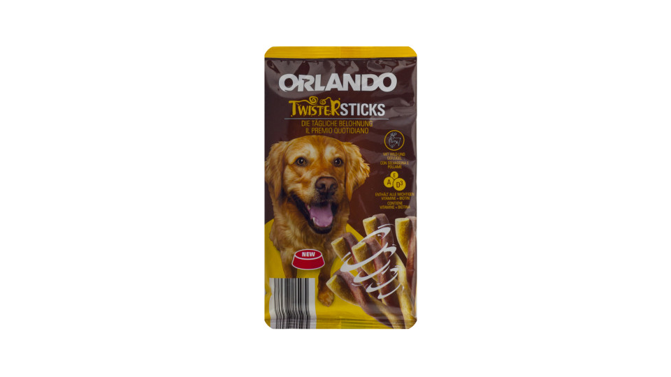 Snack Twister per Cane con Selvaggina e Pollame