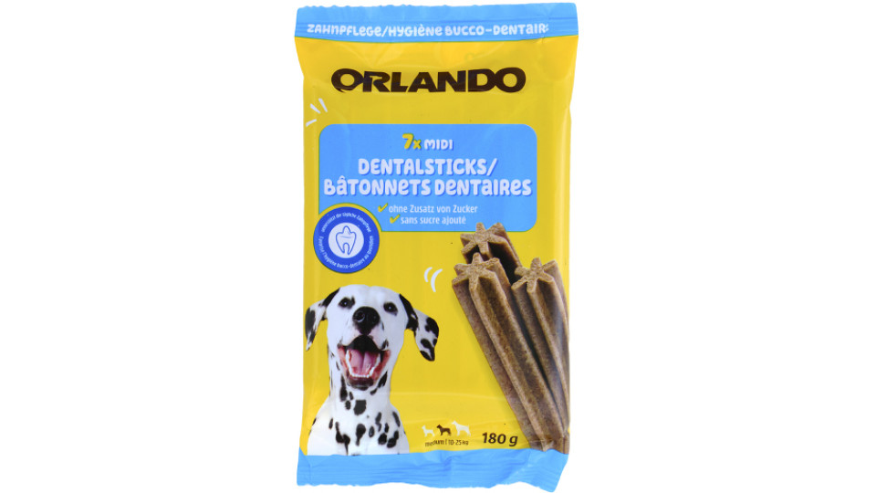 Bastoncini per Cani Dentalsticks Medi